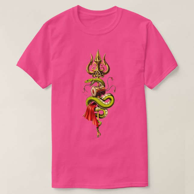 Camiseta Tridente de Shiva (Diseño del anverso)