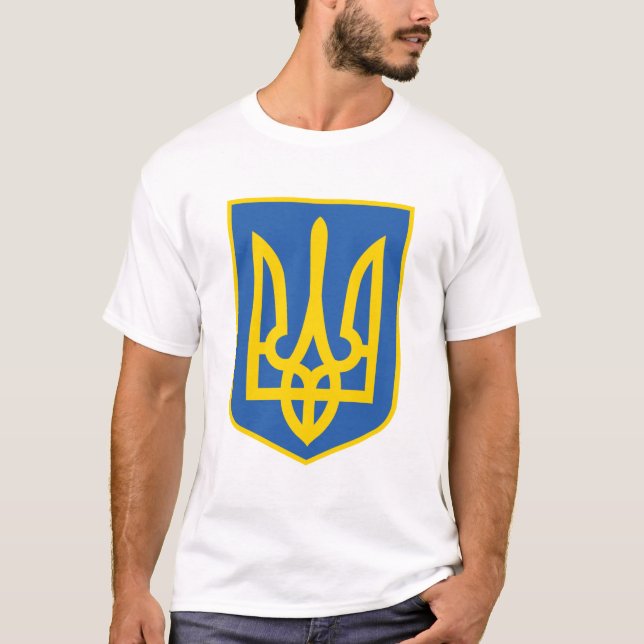 CAMISETA TRIDENTE DE UCRANIA (Anverso)