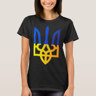 Camiseta Tridente de Ucrania Símbolo Nacional Bandera Ucran