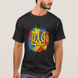 Camiseta Tridente de Ucrania Tryzub Ucraniano Hombres Mujer