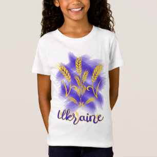 Camiseta Tridente ucraniano hecho de oído de trigo