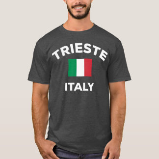Camiseta Trieste Italy Italia Italian Flag Cityourist funny