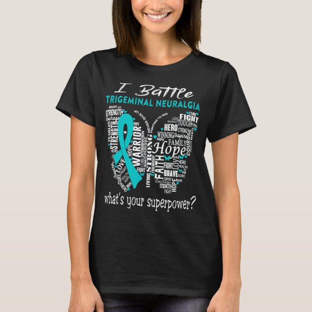 Camiseta Trigeminal Neuralgia Awareness Month Ribbon Gifts (Anverso)