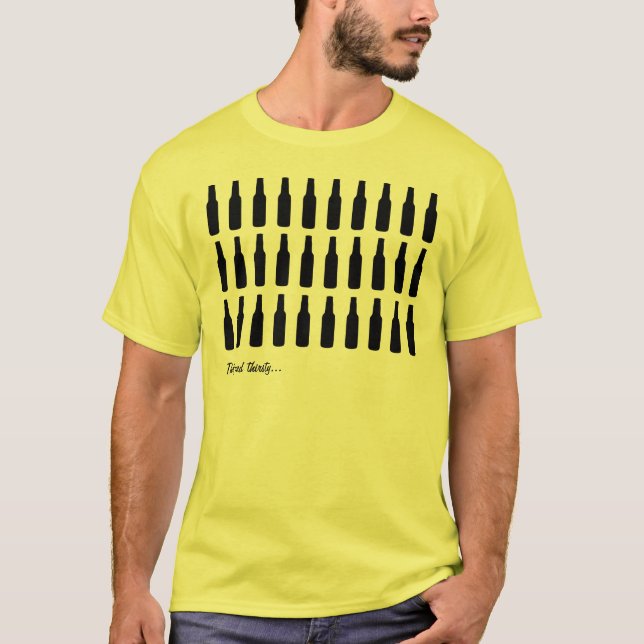 Camiseta trigésimo cumpleaños - golpe treinta de la cerveza (Anverso)
