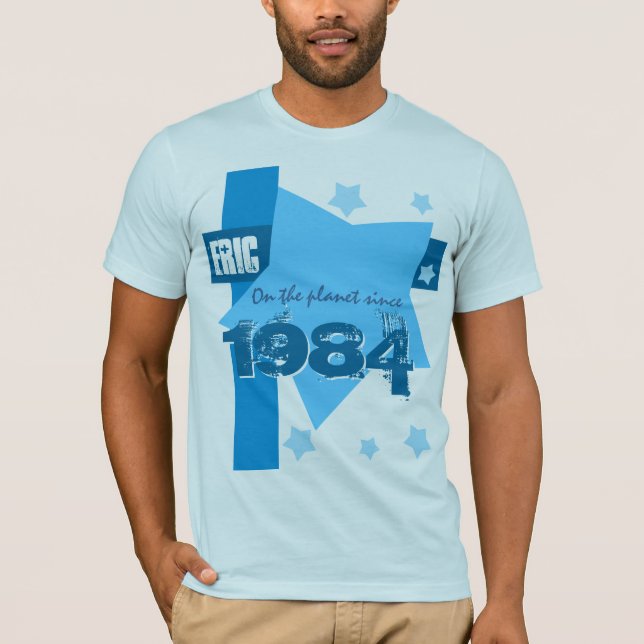 Camiseta trigésimo Cumpleaños TONALIDADES de 1984 o (Anverso)