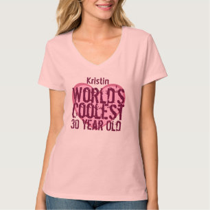 Camiseta trigésimo El V24 30 años más fresco del mundo d