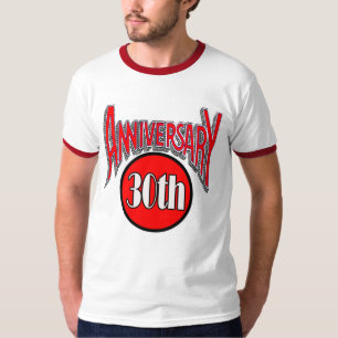 Camiseta trigésimo Regalos del aniversario de boda