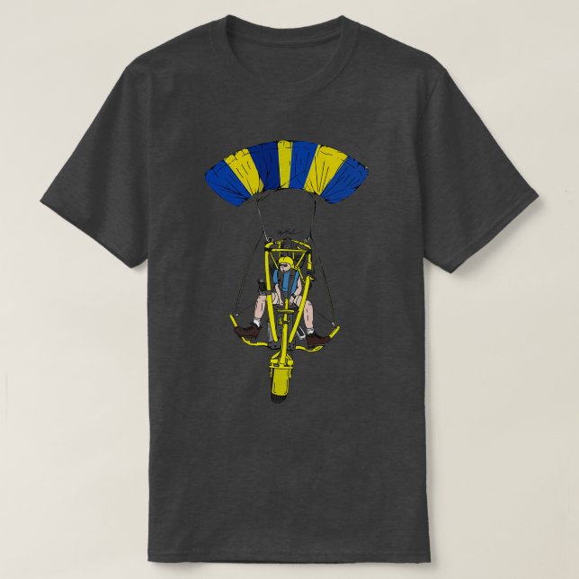 Camiseta Trigo de paramotor PowrachutePegasus (Diseño del anverso)