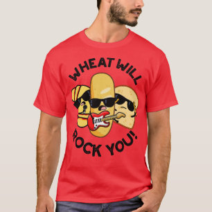 Camiseta Trigo te hará rockear Tontos chistes de comida 1