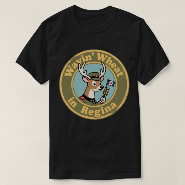Camiseta Trigo Vintage Regina Saskatchewan (Diseño del anverso)
