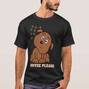 Camiseta Trigonometría de geometría de perros y café Pi Day