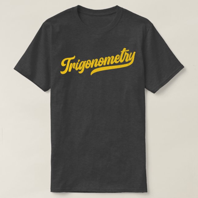 Camiseta Trigonometría Guay Math (Diseño del anverso)