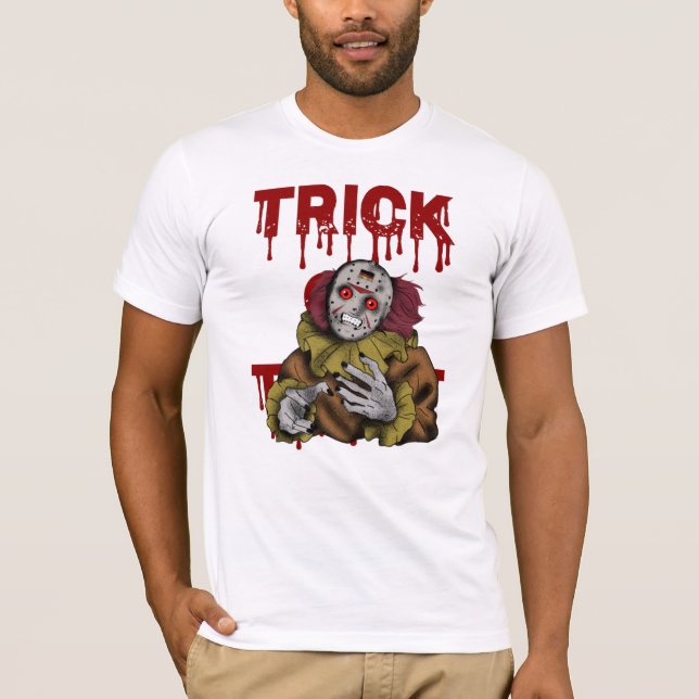 Camiseta Trik o Trek Scary Clown (Anverso)