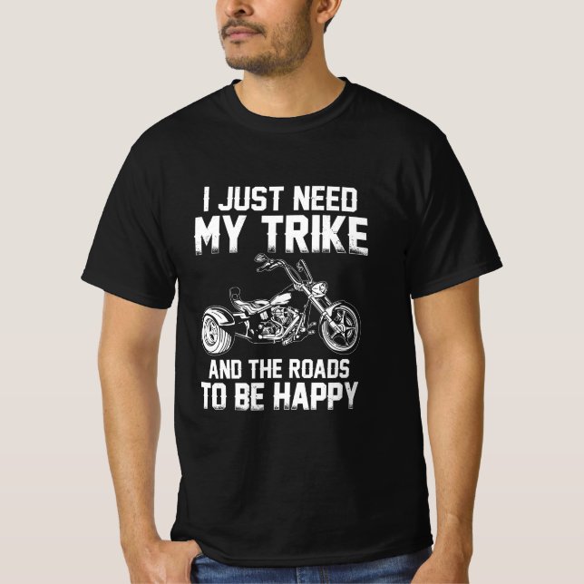 Camiseta trike rider trike trikes triker motorcycle gifts (Anverso)