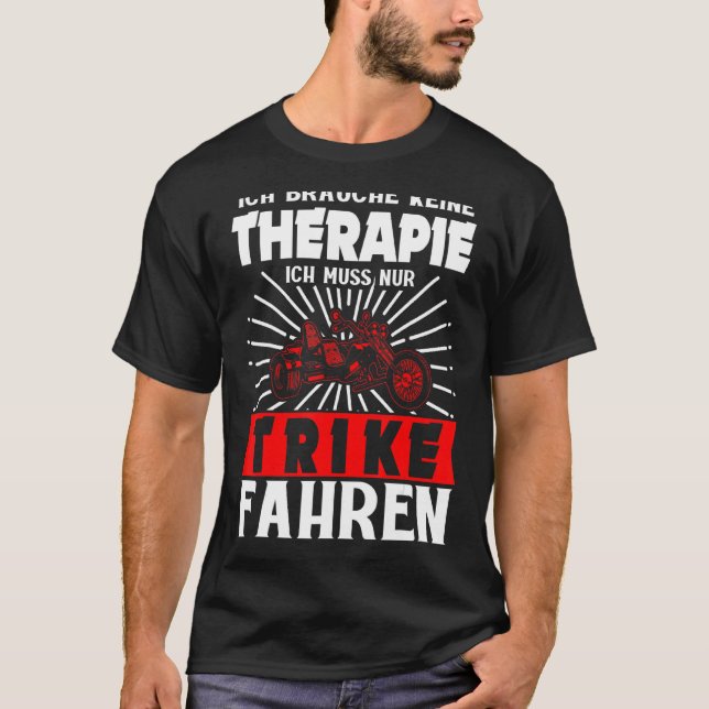 Camiseta Trike Triker Motorcycle Triker (Anverso)