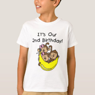 Camiseta Trillizos 2 - Dos Chicas y un niño