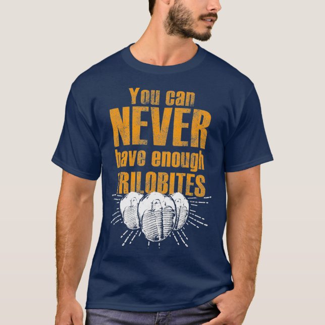 Camiseta Trilobita para los cazadores de trilobitas (Anverso)