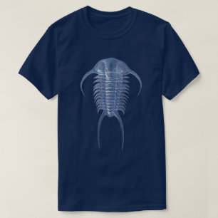 Camiseta Trilobite Paraceraurus Azul Fantasmagórico
