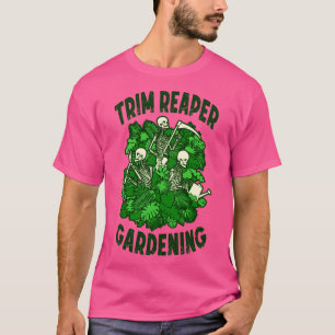 Camiseta Trim Reaper Gardening Funny Gótico Grim Skeleton G