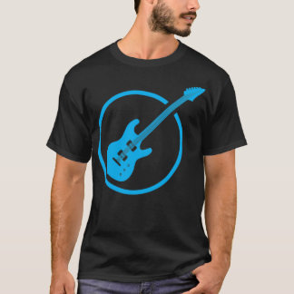 Camiseta Trimezcla azul de guitarra