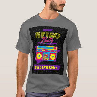 Camiseta Trimezcla de fiesta retro