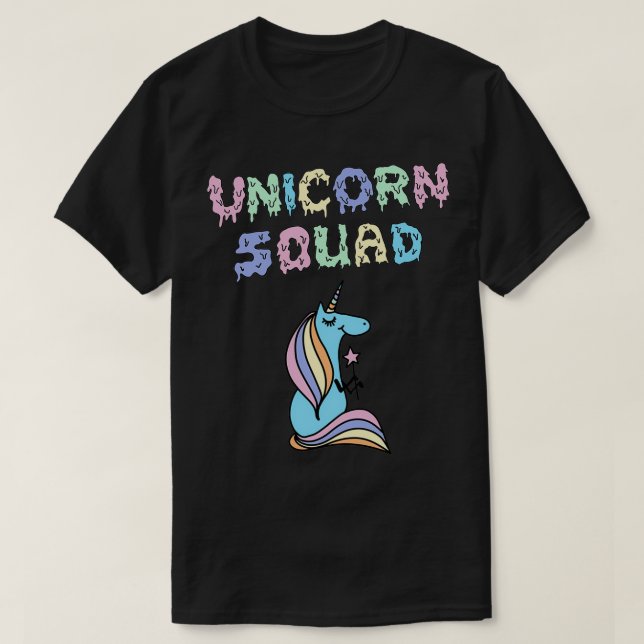 Camiseta Trimezcla divertida de unicornio de unicornio (Diseño del anverso)