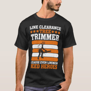 Camiseta Trimmer de árbol de holgura de línea porque inclus