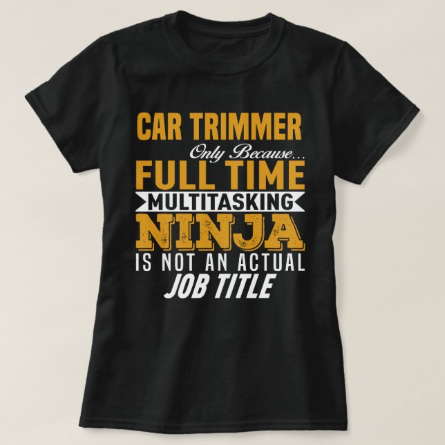 Camiseta Trimmer de coche (Diseño del anverso)