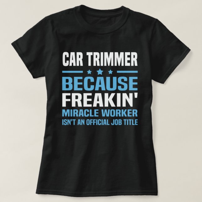 Camiseta Trimmer de coche (Diseño del anverso)