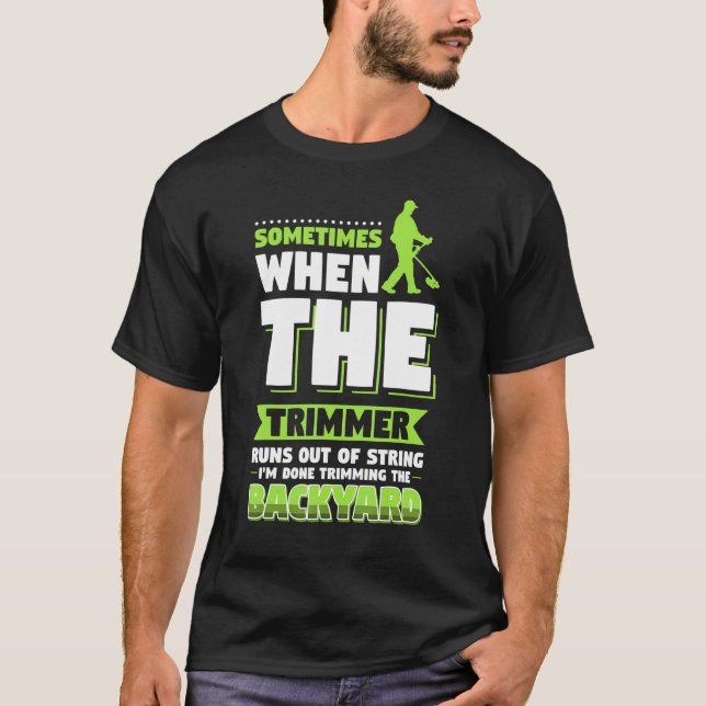 Camiseta Trimmer de cultivo de césped (Anverso)