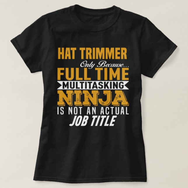 Camiseta Trimmer gorra (Diseño del anverso)