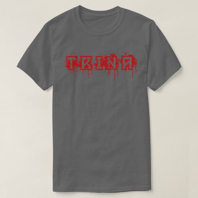 Camiseta Trina  First Name Halloween Costume Personalized  (Diseño del anverso)