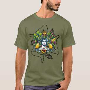 Camiseta Trinacria siciliana