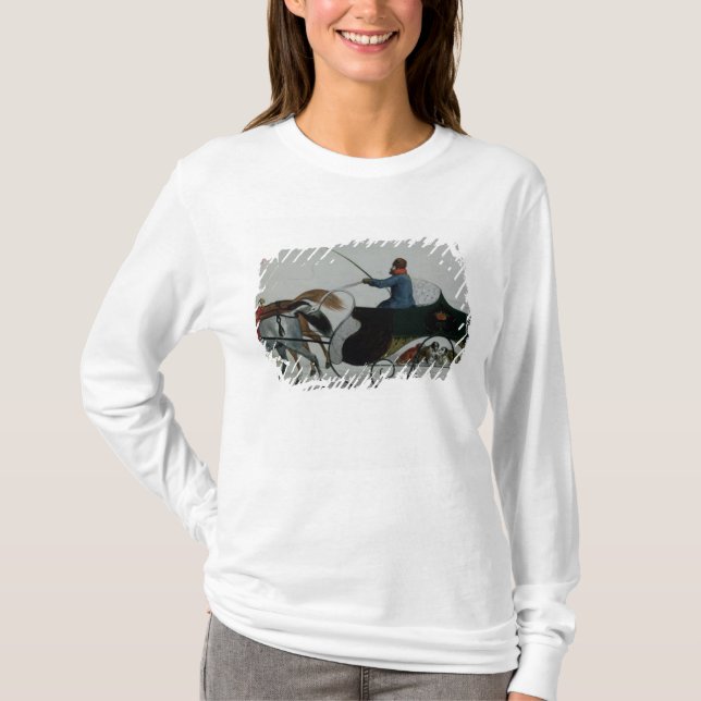 Camiseta Trineo traído por caballo (Anverso)