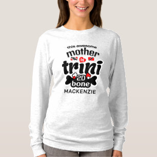 Camiseta Trini hasta la médula Texto NEGRO