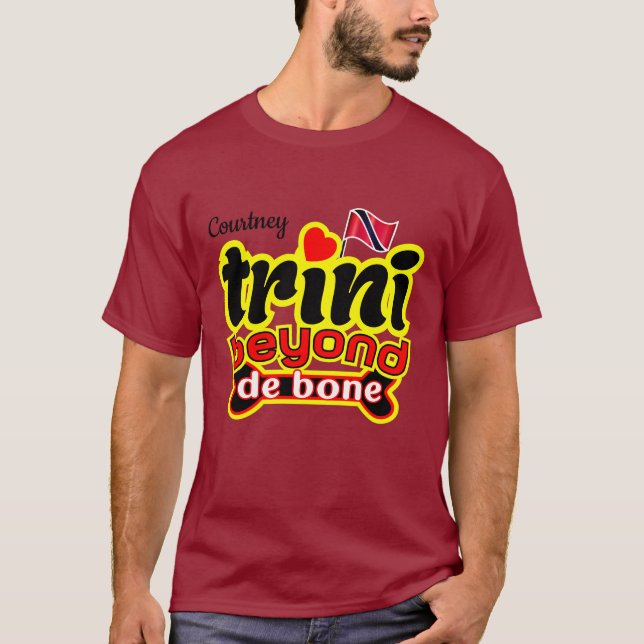 Camiseta trini más allá de hueso (su nombre) (Anverso)