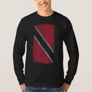 Camiseta Trinidad and Tobago Flag Weathered look effect