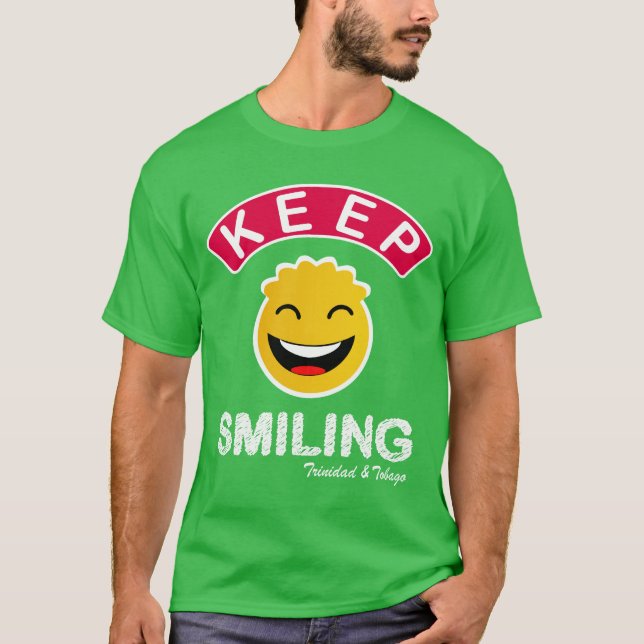 Camiseta Trinidad and Tobago guardan el sonreír (Anverso)