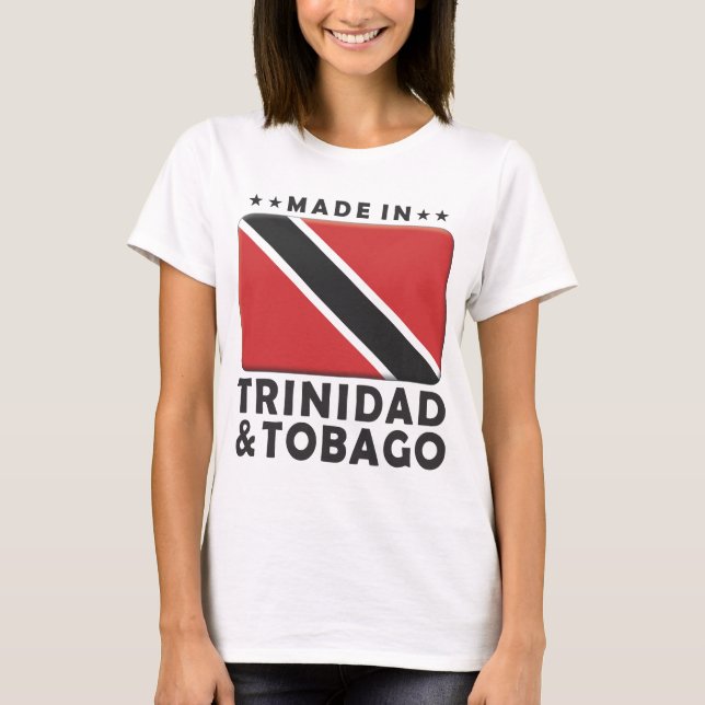 Camiseta Trinidad and Tobago hicieron (Anverso)