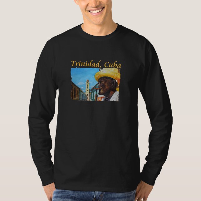 Camiseta Trinidad Cuba - Arte de cigarro cubano (Anverso)