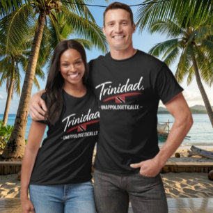 Camiseta Trinidad Orgullosamente Pride TEXTO BLANCO
