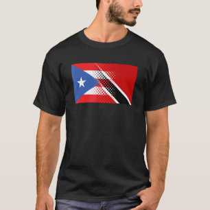 Camiseta Trinidad Puerto Rico Bandera trinitense puertorriq