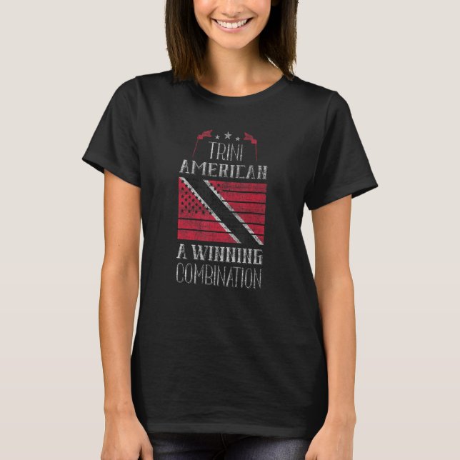 Camiseta Trinidad Tob, trinitense, una combinación ganadora (Anverso)