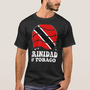 Camiseta Trinidad y Tobago bandera vintage arcoiris Trinida