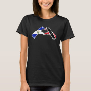 Camiseta Trinidad y Tobago El Salvador Bandera Mezcla de Co