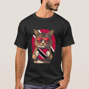 Camiseta Trinidad y Tobago Gato Tobagense Bandera Trinidadi