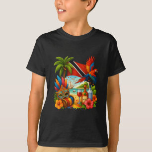 Camiseta Trinidad y Togo Vacaciones en el Caribe Bandera de
