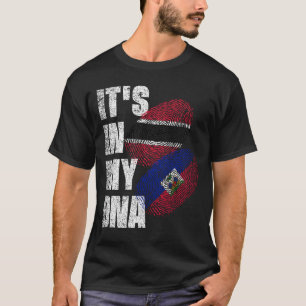 Camiseta Trinitense Y Haitiano Mezclan Patrimonio De La Ban