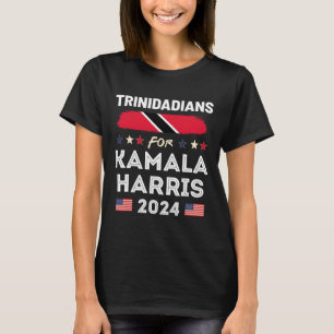 Camiseta Trinitenses Por Kamala Harris 2024 Trinidad Y Toba