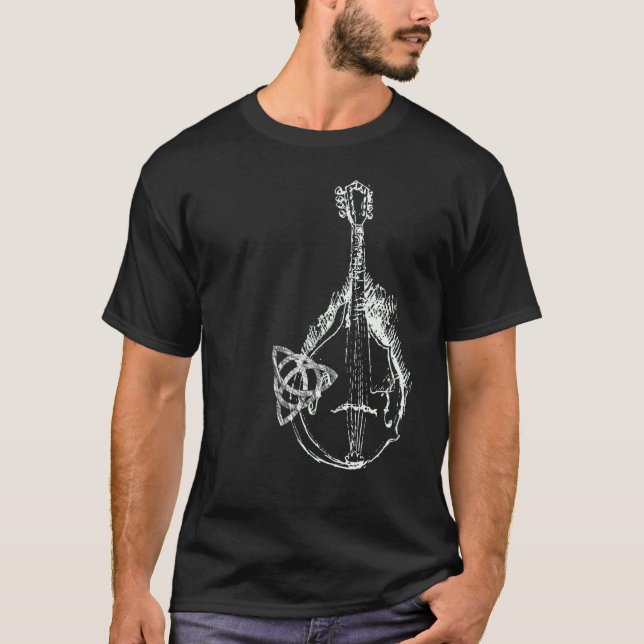 Camiseta Trinity Knot Norse Mandolin (Anverso)